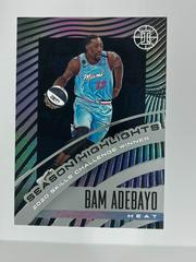 Bam Adebayo [Sapphire] #22 Basketball Cards 2019 Panini Illusions Season Highlights Prices