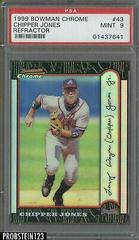 Chipper Jones [Refractor] #43 Baseball Cards 1999 Bowman Chrome Prices