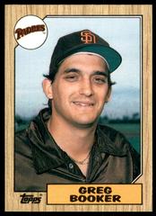 Greg Booker #6T Baseball Cards 1987 Topps Traded Prices