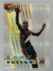 Gary Payton [Atomic Refractor] Basketball Cards 1996 Bowman's Best Shots Prices