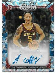 Amir Coffey [Camo Prizm] #120 Basketball Cards 2019 Panini Prizm Draft Picks Autographs Prices
