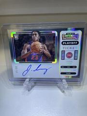 Jaden Ivey [Autograph Playoff Ticket] #101 Basketball Cards 2022 Panini Contenders Prices