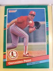 Geronimo Pena Baseball Cards 1991 Donruss Prices