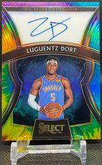 Luguentz Dort [Tie Dye Prizm] #RS-LDT Basketball Cards 2019 Panini Select Rookie Signatures Prices