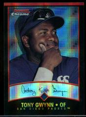 Tony Gwynn [Xfractor] Baseball Cards 2001 Bowman Chrome Prices
