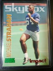 Michael Strahan [Colors] Football Cards 1993 Skybox Impact Prices
