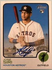 Jose Siri #ROA-JSI Baseball Cards 2022 Topps Heritage Real One Autographs Prices