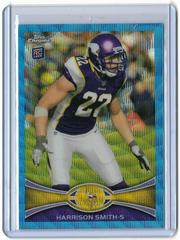 Harrison Smith #BW-77 Football Cards 2012 Topps Chrome Blue Wave Refractor Prices