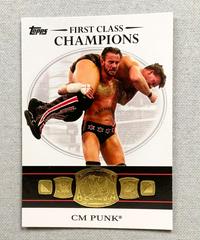 CM Punk #20 Wrestling Cards 2012 Topps WWE First Class Champions Prices