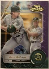 Mark McGwire [Class 2 Purple] #46 Baseball Cards 2022 Topps Gold Label Prices
