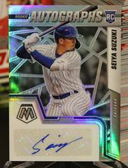 Seiya Suzuki [Mosaic] #RAM-SS Baseball Cards 2022 Panini Mosaic Rookie Autographs Prices