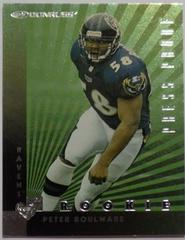 Peter Boulware [Press Proof Silver] #197 Football Cards 1997 Panini Donruss Prices