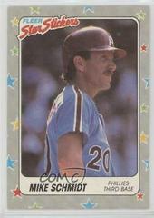 Mike Schmidt #111 Baseball Cards 1988 Fleer Star Stickers Prices