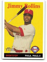 Jimmy Rollins #348 Baseball Cards 2007 Topps Heritage Prices