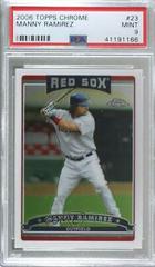 Manny Ramirez #23 Baseball Cards 2006 Topps Chrome Prices