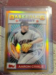 Aaron Civale [Gold Refractor] #46 Baseball Cards 2020 Topps Finest Flashbacks Prices