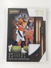 Courtland Sutton [Jersey Prime] #12 Football Cards 2018 Panini Playbook X's and O's Prices