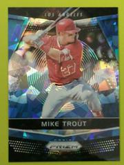 Mike Trout [Blue Ice] Baseball Cards 2018 Panini Chronicles Prizm Prices