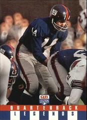 Y.A. Tittle #41 Football Cards 1991 Quarterback Legends Prices