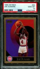 Joe Dumars Basketball Cards 1990 Skybox Prices