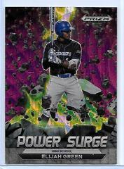 Elijah Green [Purple Wave] Baseball Cards 2022 Panini Prizm Draft Picks Power Surge Prices