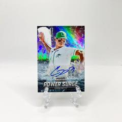 Chase Petty [Autograph Silver Prizm] #PS-CP Baseball Cards 2021 Panini Prizm Draft Picks Power Surge Prices