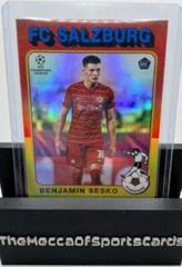 Benjamin Sesko [Gold Starball] #161 Soccer Cards 2021 Topps UEFA Champions League Prices