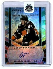 Jacob Perreault [Spectrum] #SCR-JP Hockey Cards 2022 Upper Deck Black Diamond Sparkling Rookie Scripts Prices