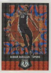 DeMar DeRozan [Reactive Blue] Basketball Cards 2019 Panini Mosaic Jam Masters Prices