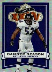 Ray Lewis [Silver] #BS-7 Football Cards 2022 Panini Classics Banner Season Prices