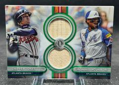 Chipper Jones / Ronald Acuna Jr. [Green Dual Player] #DR2-JA Baseball Cards 2024 Topps Tribute Dual Relic Prices