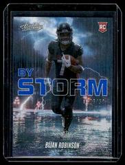Bijan Robinson [Spectrum Blue] #BST-6 Football Cards 2023 Panini Absolute By Storm Prices