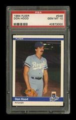 Don Hood #348 Baseball Cards 1984 Fleer Prices