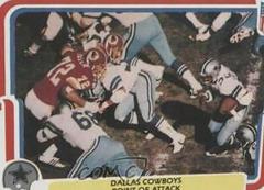 Dallas Cowboys [Point of Attack] #13 Football Cards 1980 Fleer Team Action Prices