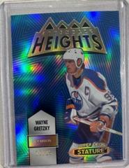 Wayne Gretzky [Blue] #LH-17 Hockey Cards 2021 Upper Deck Stature Legendary Heights Prices