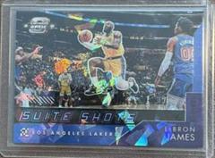 LeBron James [Blue Ice] #7 Basketball Cards 2021 Panini Contenders Optic Suite Shots Prices