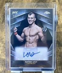 Natan Levy [Black Refractor] #CVA-NLE Ufc Cards 2024 Topps Chrome UFC Veteran Autograph Prices