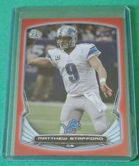 Matthew Stafford [Red] #101 Football Cards 2014 Bowman Prices