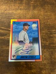 Justin Steele [Blue] #90FF-JS Baseball Cards 2023 Topps Archives 1990 Fan Favorites Autographs Prices