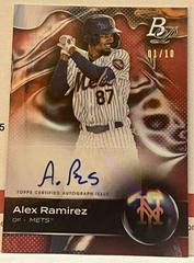 Alex Ramirez [Autograph Red] #TOP-18 Baseball Cards 2023 Bowman Platinum Top Prospects Prices