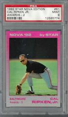 Cal Ripken Jr. [Awards 2] #81 Baseball Cards 1992 Star Nova Edition Prices