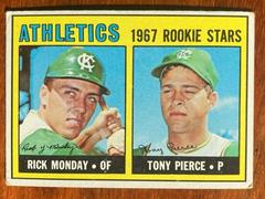 Athletics Rookies [R. Monday, T. Pierce] #542 Baseball Cards 1967 Topps Prices