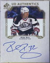 Rob Ray #UDA-RR Hockey Cards 2021 SP Authentic UD Autographs Prices