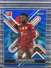 Alphonso Davies [Blue Wave] #126 Soccer Cards 2021 Topps Finest Bundesliga Prices