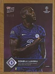 Romelu Lukaku [Purple] Soccer Cards 2021 Topps Now UEFA Champions League Prices