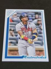 Ronald Acuna Jr. [Blue] #MS-1 Baseball Cards 2022 Topps Gallery Masterstrokes Prices