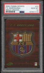 F.C. Barcelona Soccer Cards 2004 Panini Sports Mega Cracks Prices