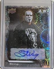Sting [Pyro Autograph] Wrestling Cards 2022 Upper Deck AEW Prices