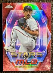 Spencer Strider [Red] #SMLBC-65 Baseball Cards 2023 Topps Update Stars of MLB Chrome Prices