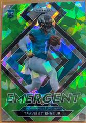 Travis Etienne Jr. [Green Ice Prizm] #E-14 Football Cards 2021 Panini Prizm Emergent Prices